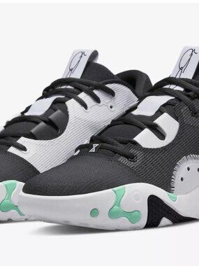 Nike Men PG 6 Black Mint Foam-White Size 5.5 Men / 7 Women DC1974-001 Basketball